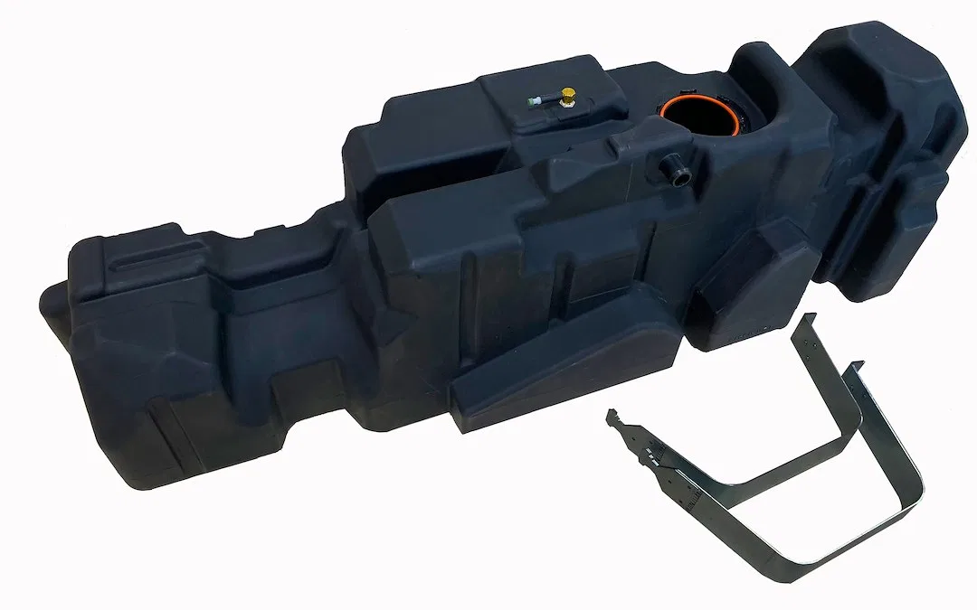 7010217 – TITAN FUEL Fuel Tank, 56 Gallon Capacity Diesel Midship Cross-Linked Polymer (XLHDPE) With Steel Strap Set